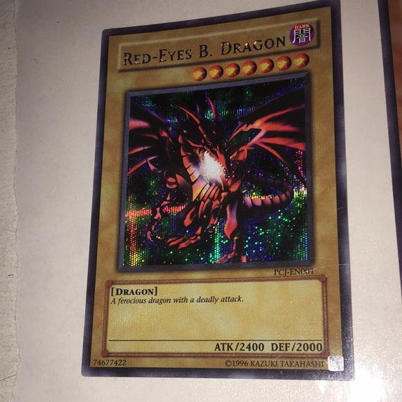 Toys Yugioh Card Red Eyes B Dragon Poshmark